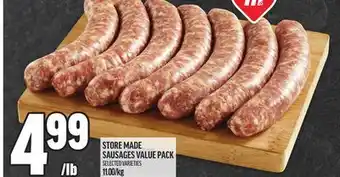 Metro STORE MADE SAUSAGES offer