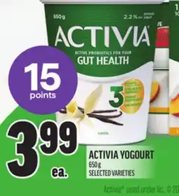 Metro ACTIVIA YOGOURT offer