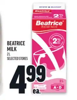 Metro BEATRICE MILK offer