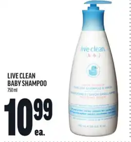 Metro LIVE CLEAN BABY SHAMPOO offer