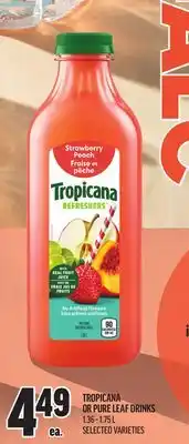 Metro TROPICANA OR PURE LEAF DRINKS offer