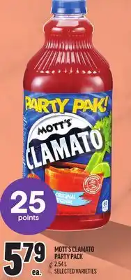 Metro MOTT'S CLAMATO PARTY PACK offer