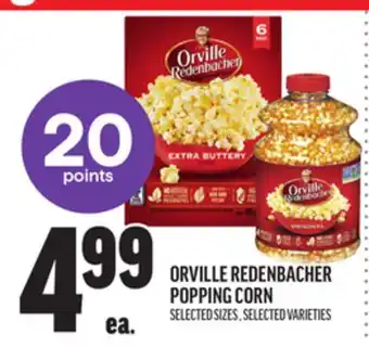 Metro ORVILLE REDENBACHER POPPING CORN offer