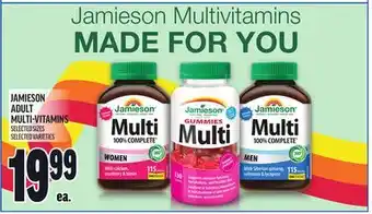 Metro JAMIESON ADULT MULTI-VITAMINS offer