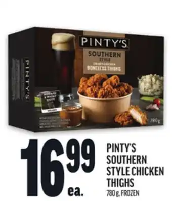 Metro PINTY'S SOUTHERN STYLE CHICKEN THIGHS offer