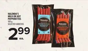 Metro HALENDA'S MILD OR HOT PEPPERETTES offer