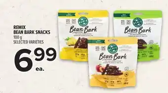 Metro REMIX BEAN BARK SNACKS offer