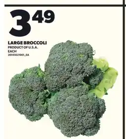 Loblaws LARGE BROCCOLI offer