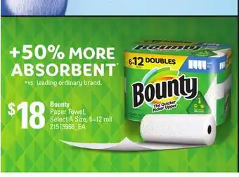 Loblaws BOUNTY PAPER TOWEL offer