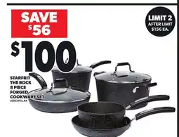 Loblaws STARFRIT THE ROCK 8 PIECE FORGED COOKWARE SET offer