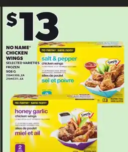 Loblaws NO NAME CHICKEN WINGS 908G offer