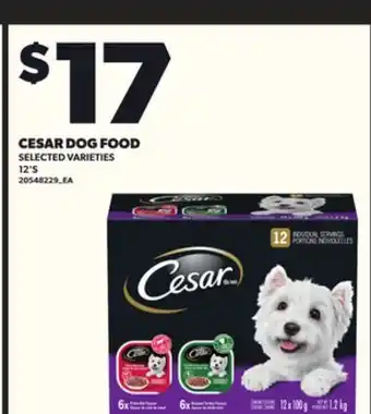 Loblaws CESAR DOG FOOD, 12'S offer