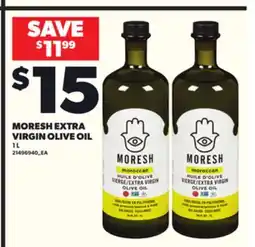 Loblaws MORESH EXTRA VIRGIN OLIVE OIL, 1L offer