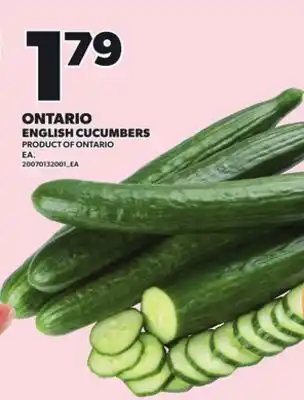 Loblaws ENGLISH CUCUMBERS EA offer