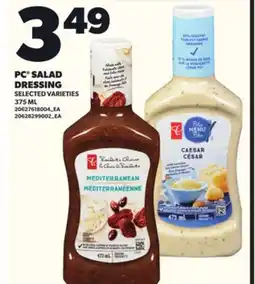 Loblaws PC SALAD DRESSING, 375ML offer