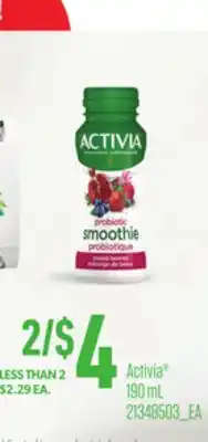 Loblaws ACTIVIA 190ML offer