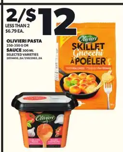 Loblaws OLIVIERI PASTA 250-350G SAUCE 300ML offer