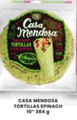 Loblaws CASA MENDOSA TORTILLAS SPINACH 10 384G offer