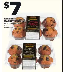 Loblaws FARMER'S MARKET MUFFINS 6'S offer