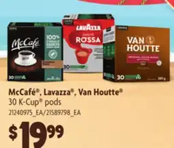 Loblaws MCCAFÉ , LAVAZZA , VAN HOUTTE 30 K-CUP PODS offer