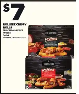 Loblaws ROLLEEZ CRISPY ROLLS 540G offer