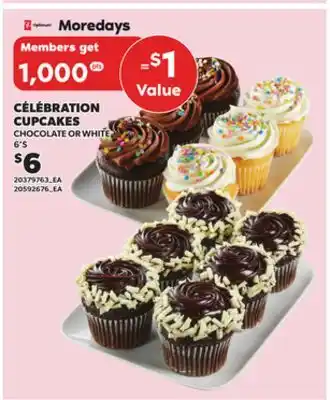 Loblaws CÉLÉBRATION CUPCAKES 6'S offer