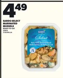 Loblaws SARDO SELECT MARINATED MUSSELS 250G offer