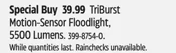 Canadian Tire Bell + Howell TriBurst Motion-Sensor Floodlight, 5500 Lumens offer