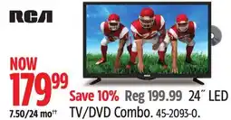 Canadian Tire RCA 24 LED TV/DVD Combo offer