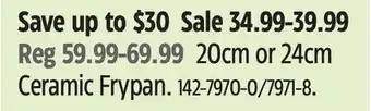 Canadian Tire Ninja 20cm or 24cm Ceramic Frypan offer