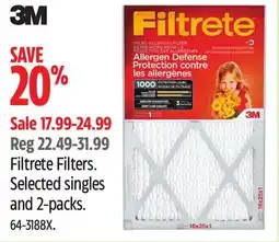 Canadian Tire Filtrete Filters offer