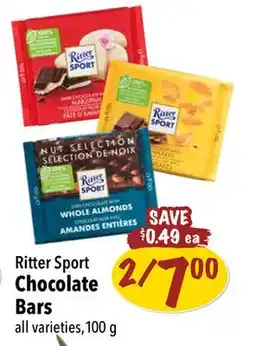 Farm Boy Ritter Sport Chocolate Bars offer