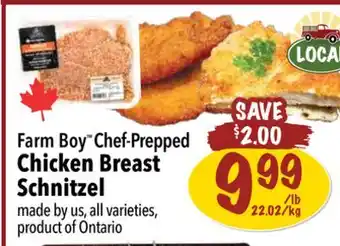 Farm Boy Farm Boy Chef-Prepped Chicken Breast Schnitzel offer