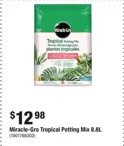 Home Depot Miracle-Gro Tropical Potting Mix 8.8L offer