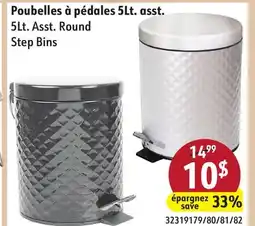 Hart 5Lt. Asst. Round Step Bins offer