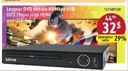 Hart borne DVD Player with HDMI and USB Input offer