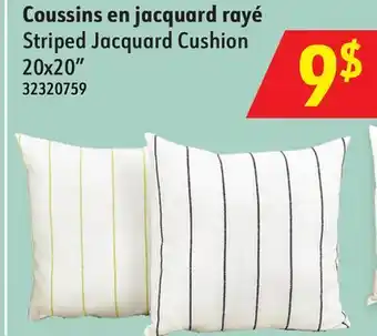 Hart Striped Jacquard Cushion offer