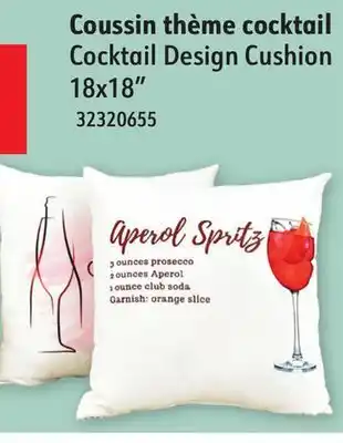 Hart Cocktail Design Cushion offer