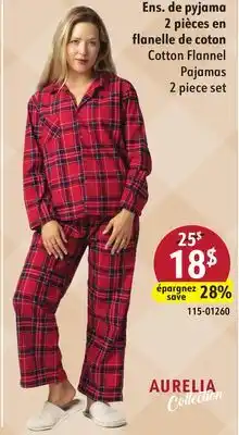 Hart Cotton Flannel Pajamas 2 piece set offer