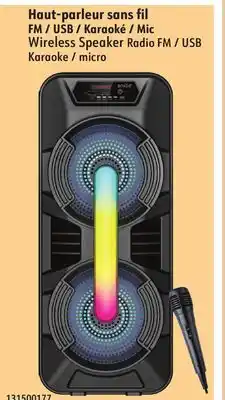 Hart Wireless Speaker Radio FM / USB Karaoke / micro offer