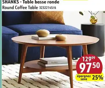 Hart SHANKS Round Coffee Table offer