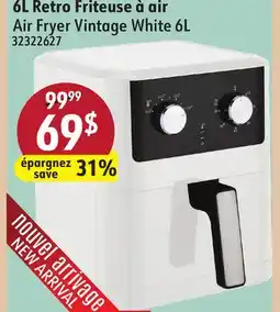 Hart Air Fryer Vintage White 6L offer