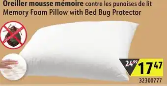 Sushi Shop Memory Foam Pillow with Bed Bug Protector offer