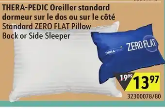 Hart Standard ZERO FLAT Pillow Back or Side Sleeper offer