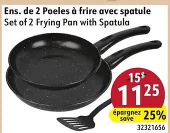 Sushi Shop Set of 2 Frying Pan with Spatula offer