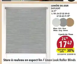 Hart Linen Look Roller Blinds offer