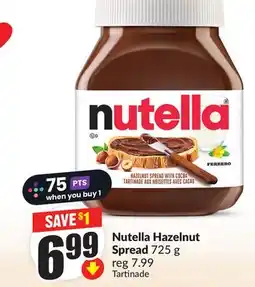 FreshCo Nutella Hazelnut Spread 725 g offer