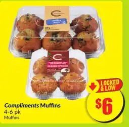 FreshCo Compliments Muffins 4-6 pk offer