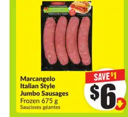 FreshCo Marcangelo Italian Style Jumbo Sausages Frozen 675 g offer