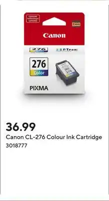 Staples Canon CL-276 Colour Ink Cartridge offer